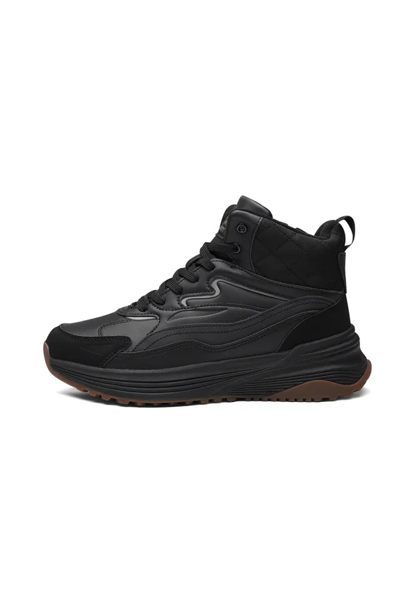 Schnürstiefelette - black