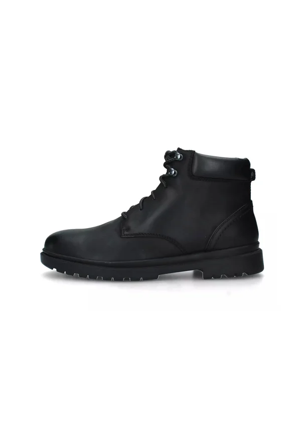Schnürstiefelette - black