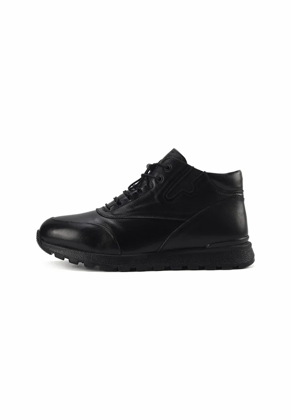 Schnürstiefelette - black