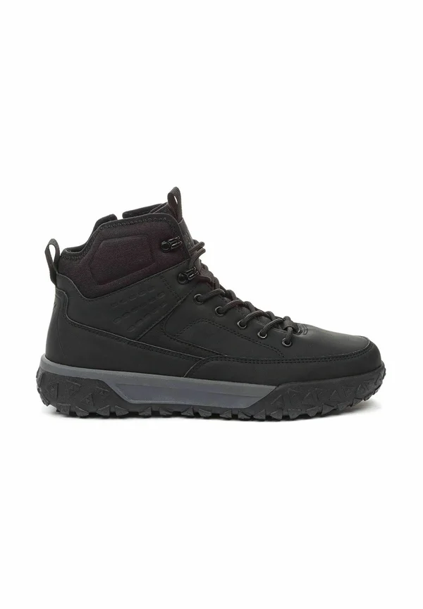 Schnürstiefelette - black
