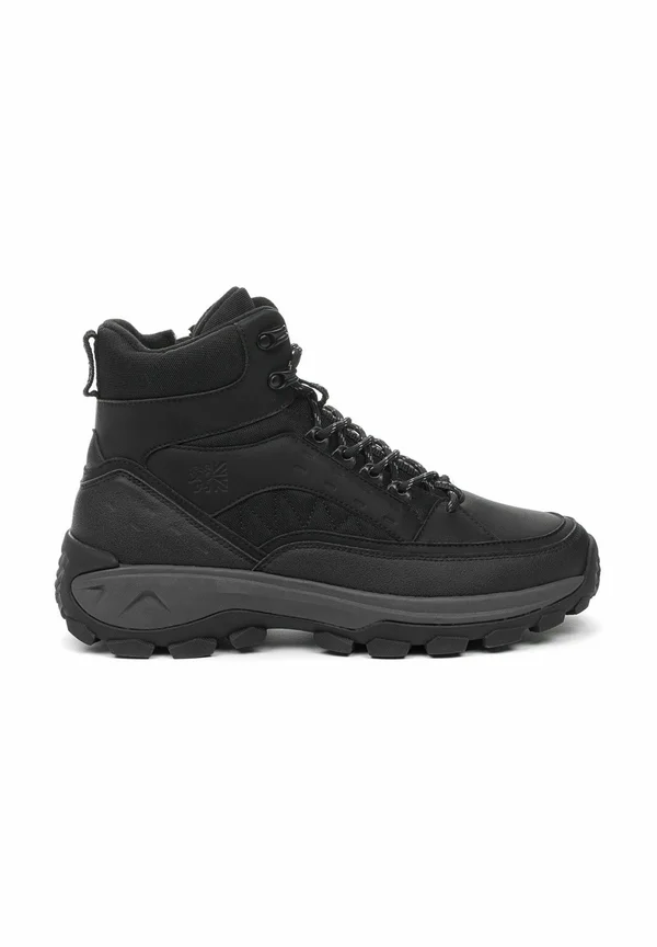 Schnürstiefelette - black
