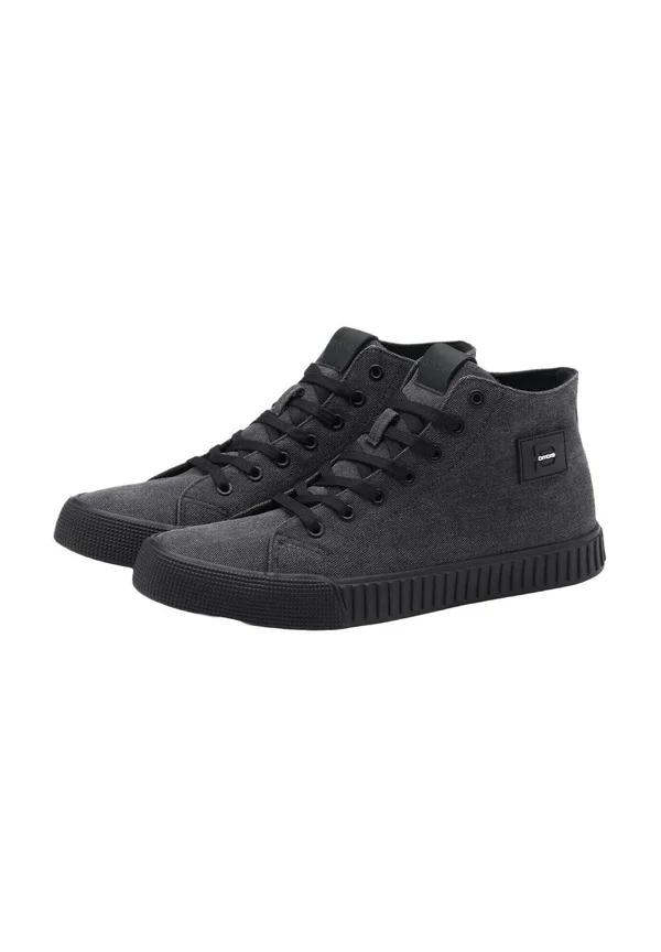 Schnürstiefelette - black