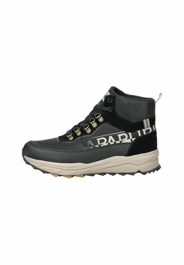 Schnürstiefelette - black