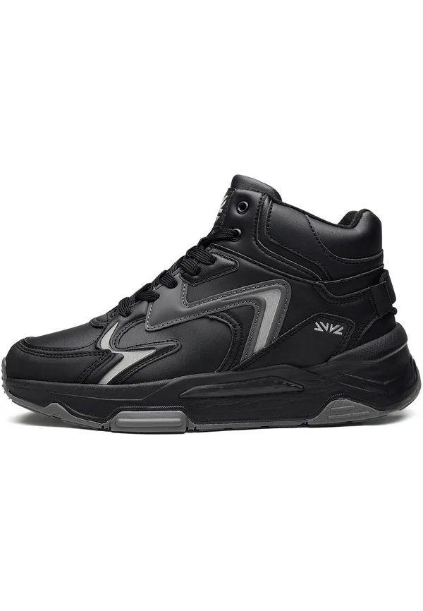 Schnürstiefelette - black