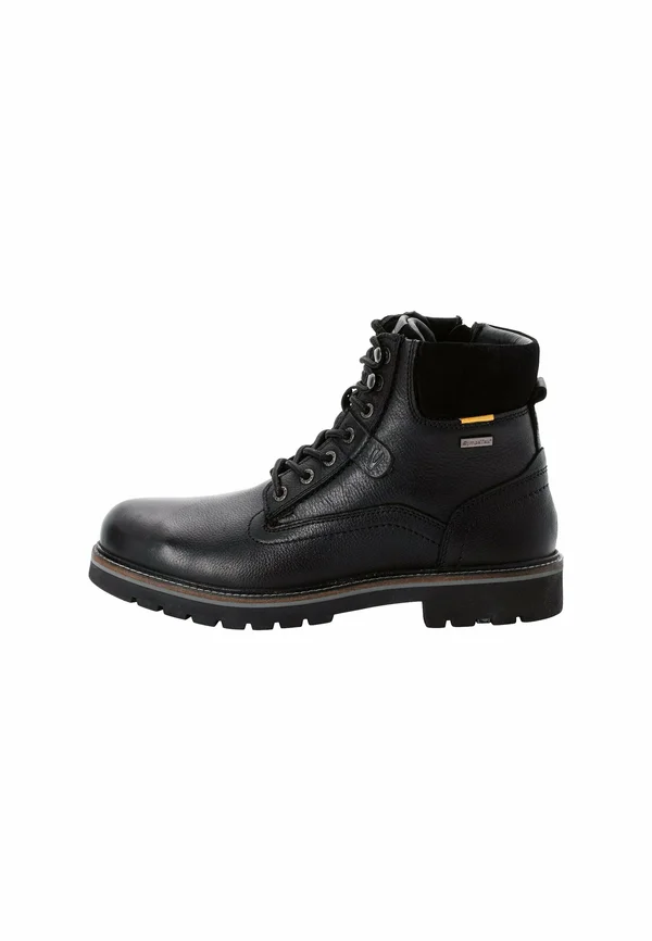 Schnürstiefelette - black