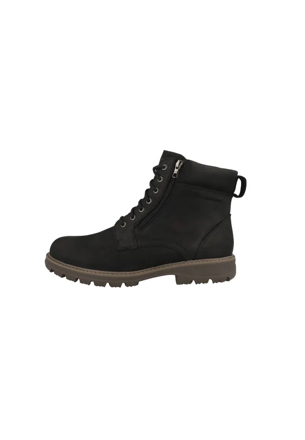Schnürstiefelette - black