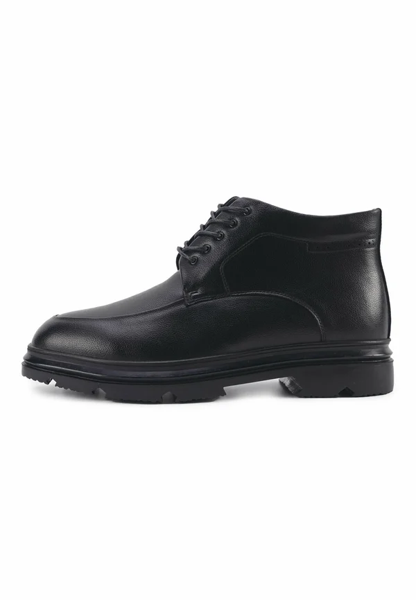 Schnürstiefelette - black
