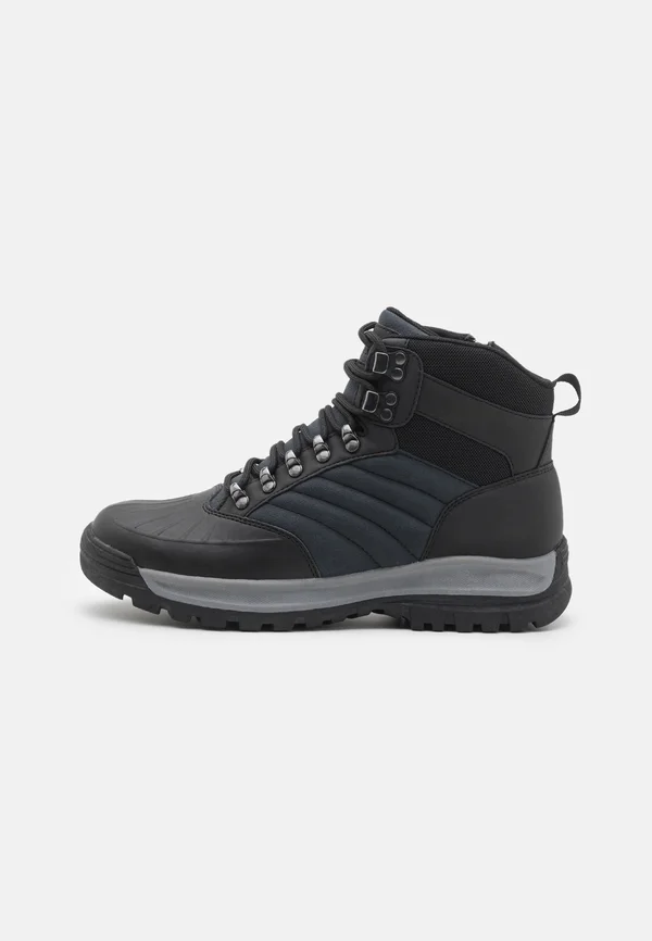 Schnürstiefelette - black