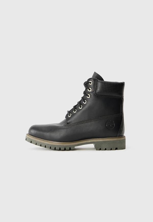 Schnürstiefelette - black/dark brown
