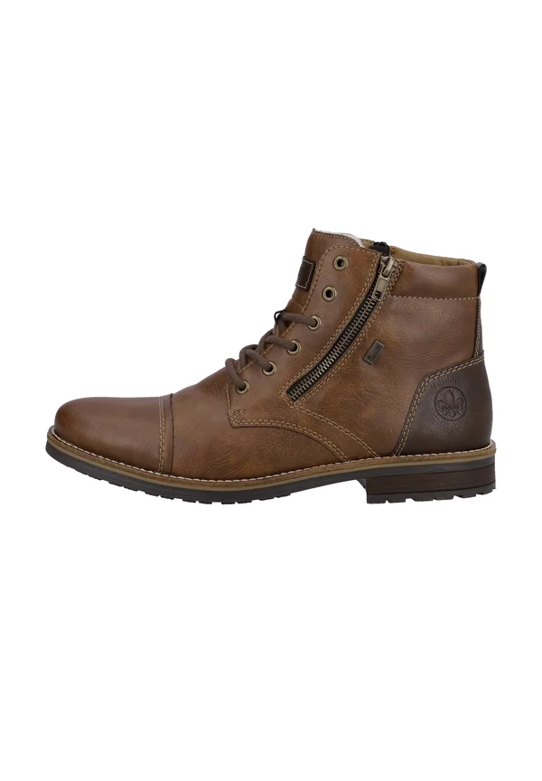Schnürstiefelette - braun
