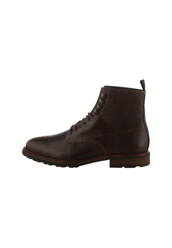 Schnürstiefelette - braun