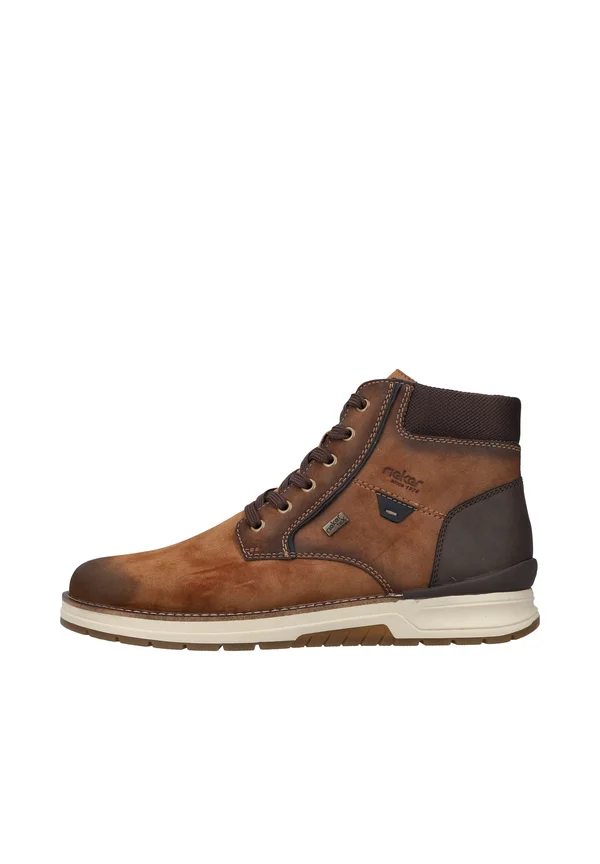 Schnürstiefelette - braun