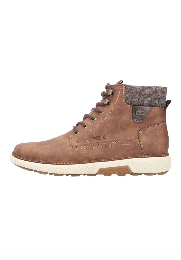 Schnürstiefelette - braun