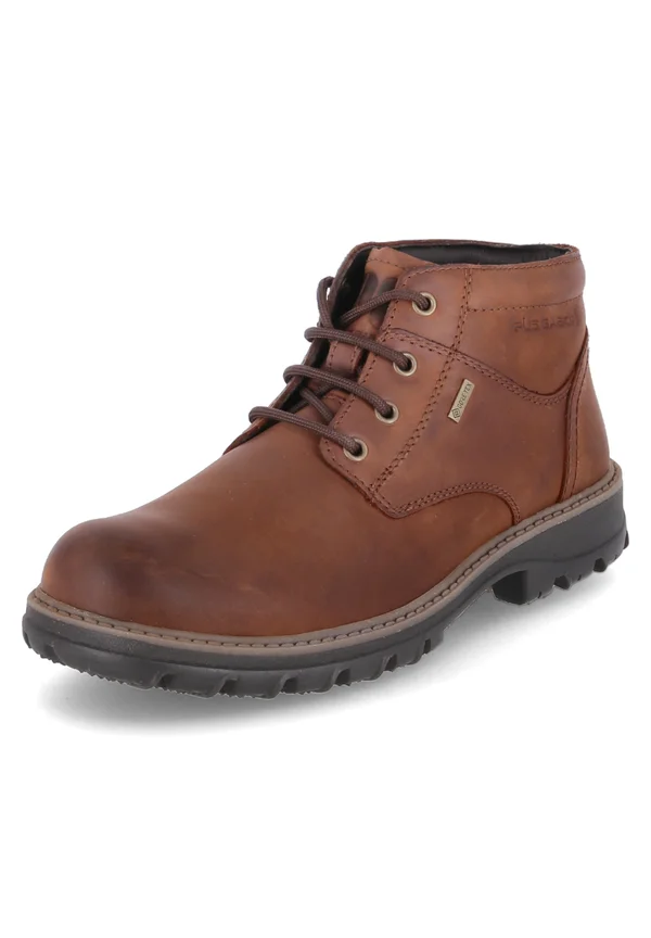 Schnürstiefelette - braun
