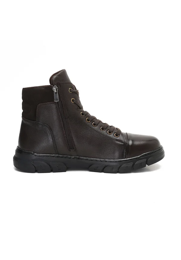 Schnürstiefelette - brown