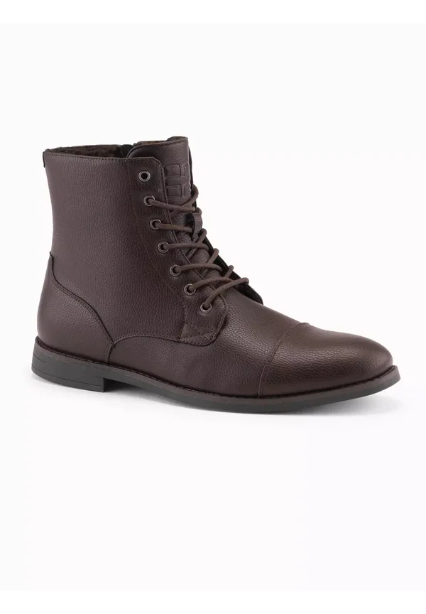 Schnürstiefelette - brown