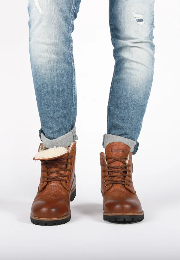 Schnürstiefelette - brown
