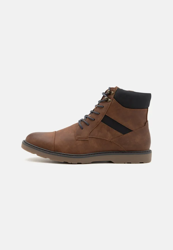 Schnürstiefelette - brown