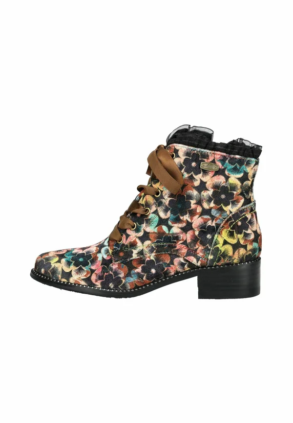 Schnürstiefelette - camel