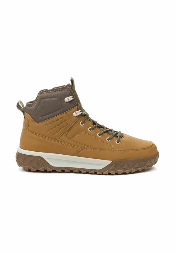 Schnürstiefelette - camel