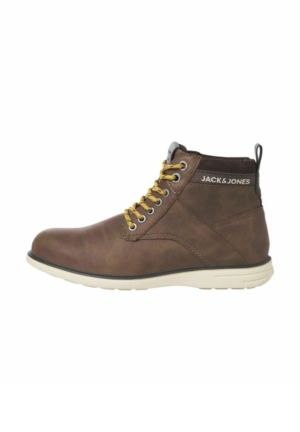 Schnürstiefelette - cappuccino