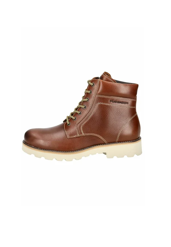 Schnürstiefelette - chestnut