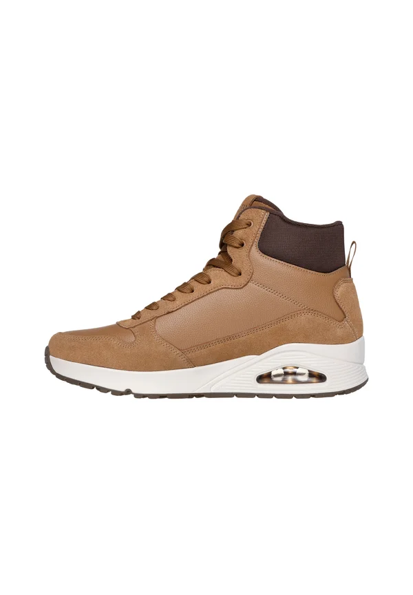 Schnürstiefelette - cognac