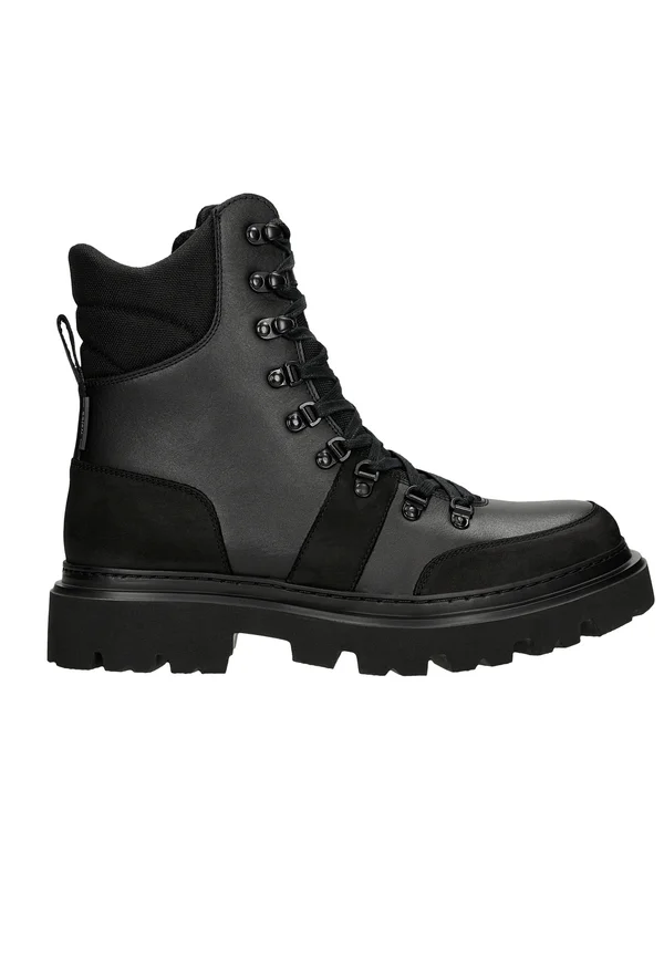 Schnürstiefelette - czarny