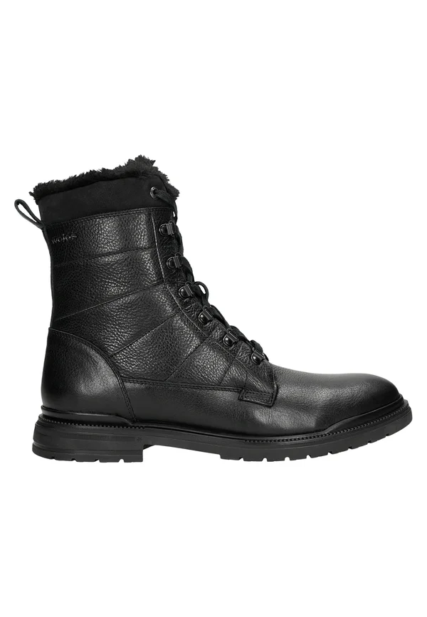 Schnürstiefelette - czarny