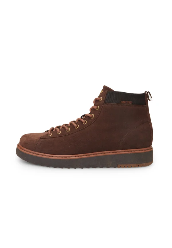 Schnürstiefelette - dark brown