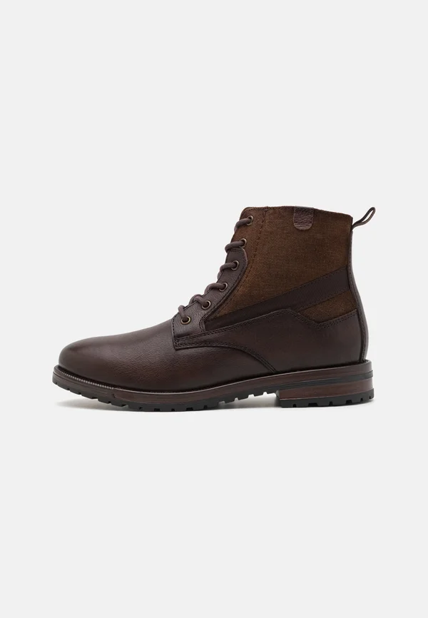 Schnürstiefelette - dark brown