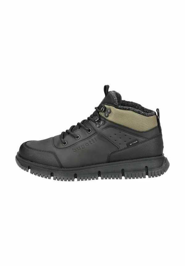 Schnürstiefelette - dark grey green