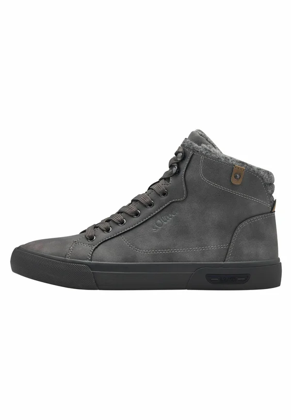 Schnürstiefelette - dark grey