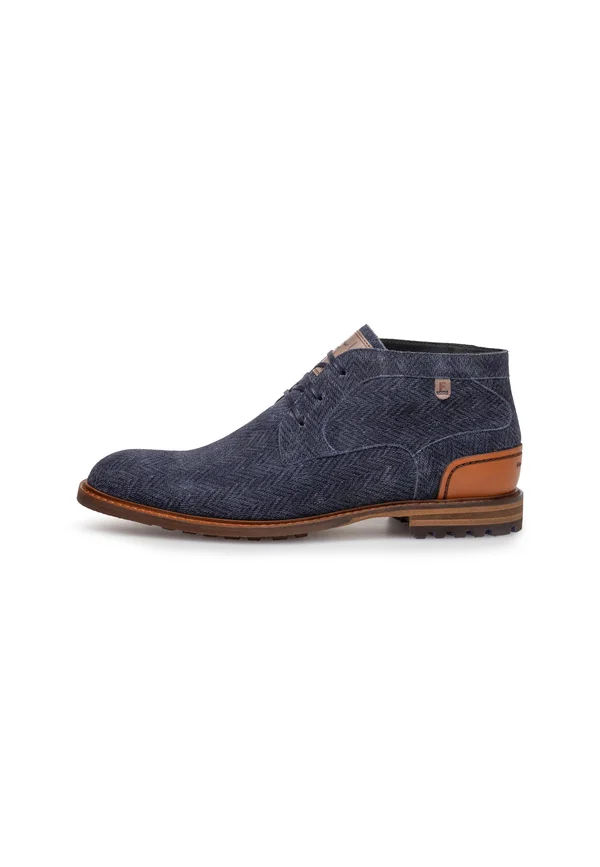 Schnürstiefelette - darkblue