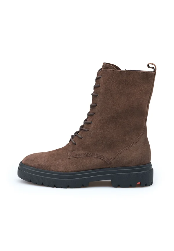 Schnürstiefelette - dunkelbraun
