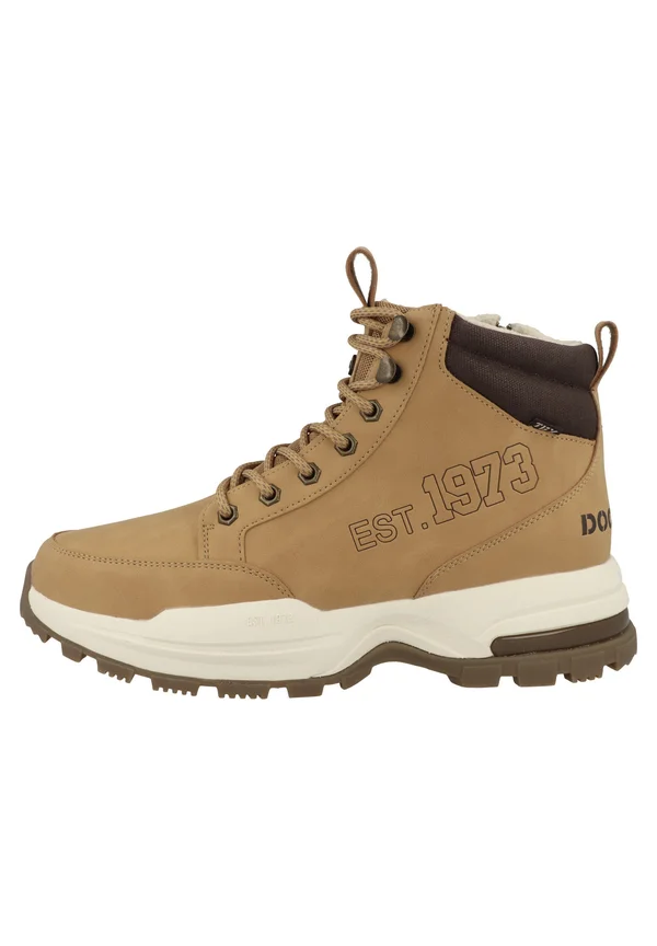Schnürstiefelette - gold