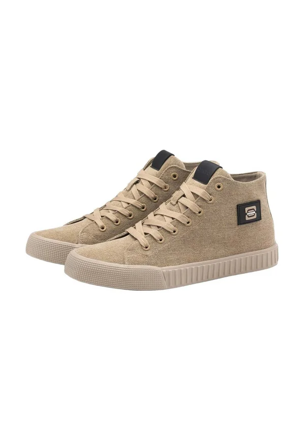 Schnürstiefelette - light brown