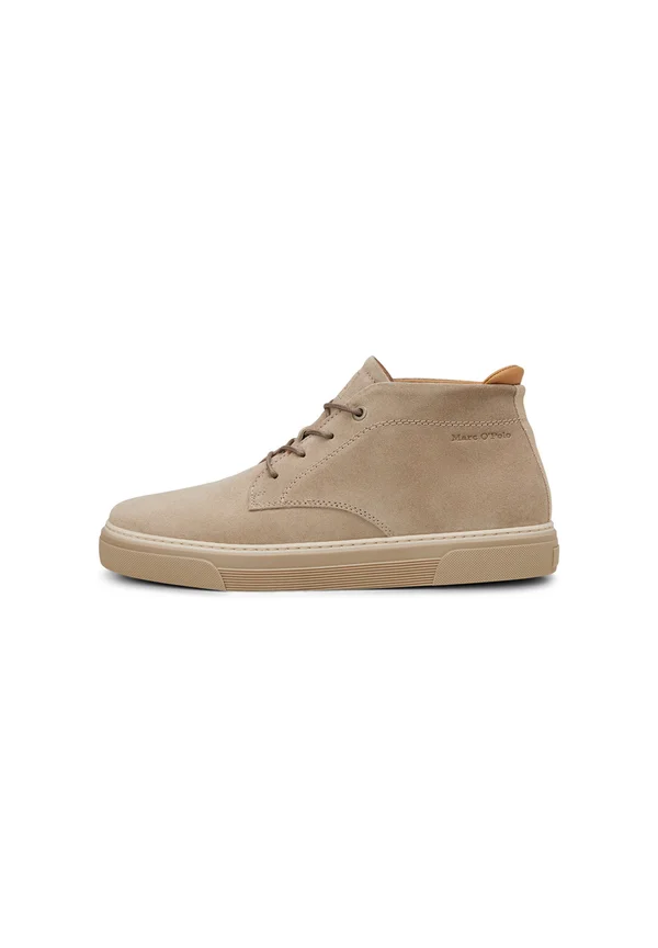 Schnürstiefelette - light taupe