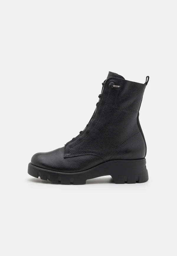 Schnürstiefelette - major black