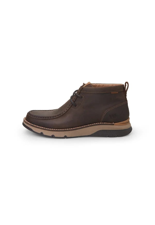 Schnürstiefelette - marrone