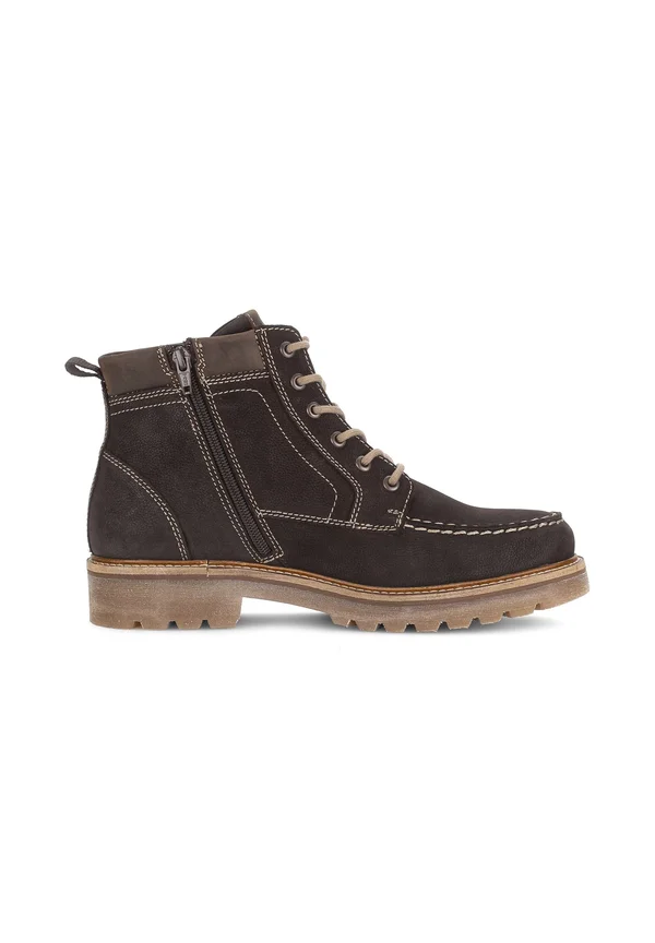 Schnürstiefelette - mocca mocca