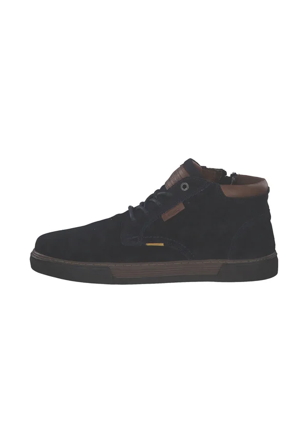 Schnürstiefelette - navy