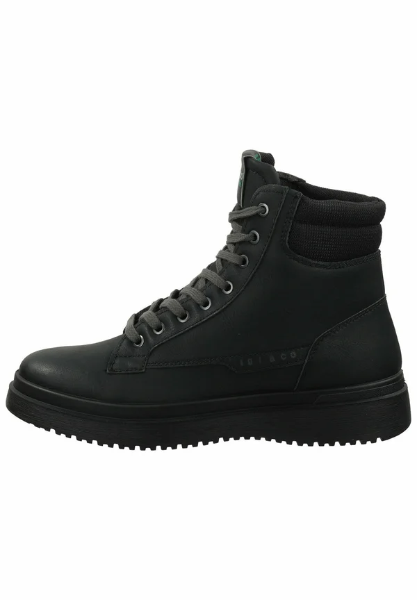 Schnürstiefelette - nero