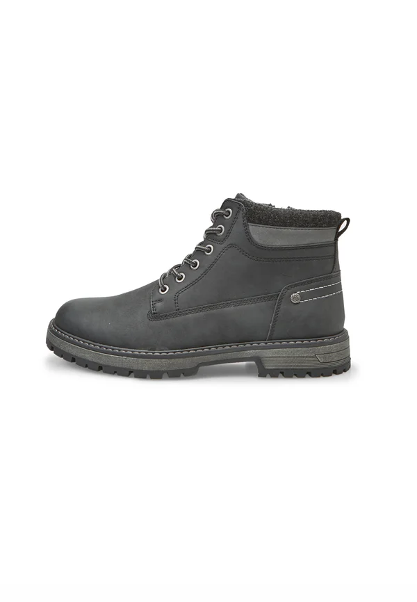 Schnürstiefelette - nero