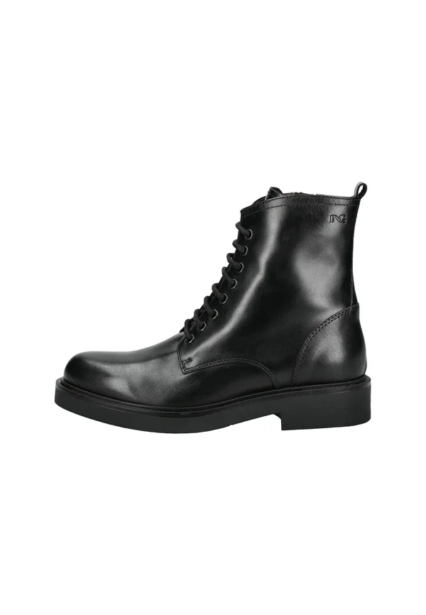 Schnürstiefelette - nero