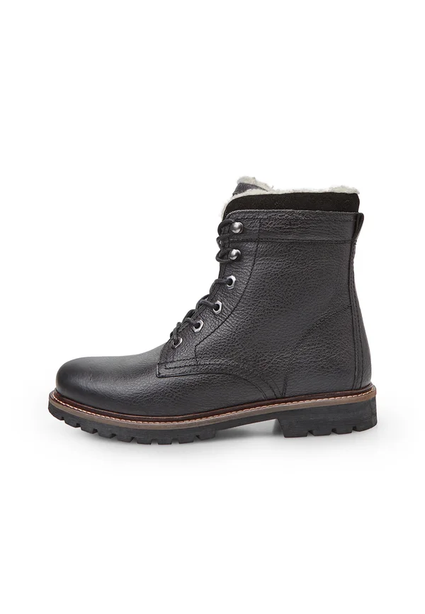 Schnürstiefelette - nero