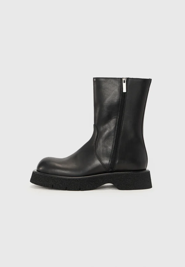 Schnürstiefelette - nero