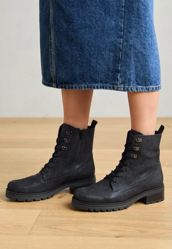 Schnürstiefelette - ocean