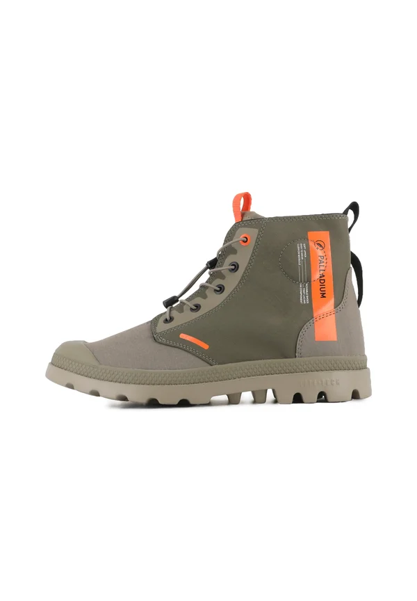 Schnürstiefelette - olive night