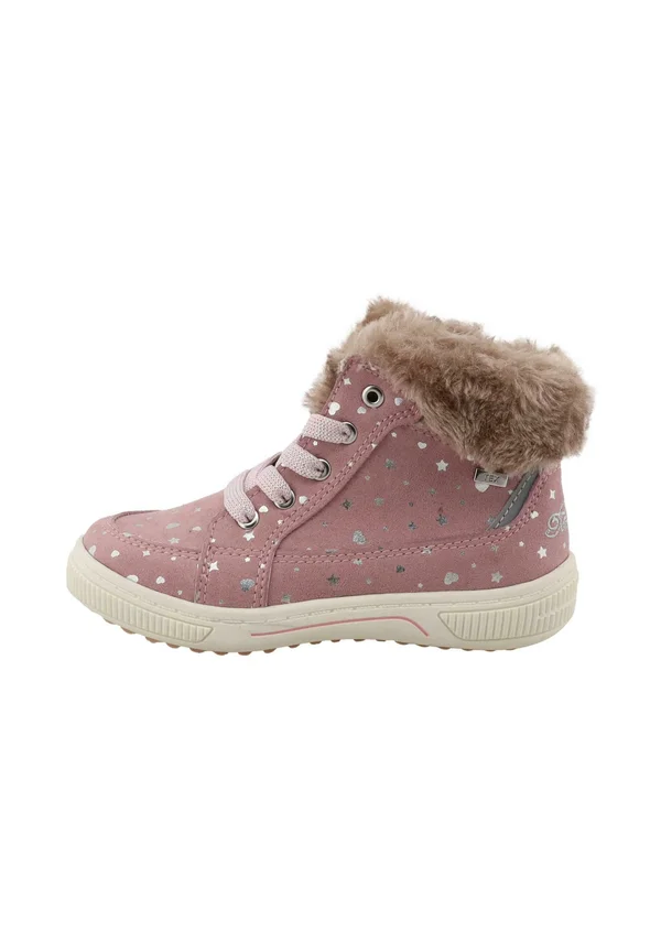 Schnürstiefelette - rose